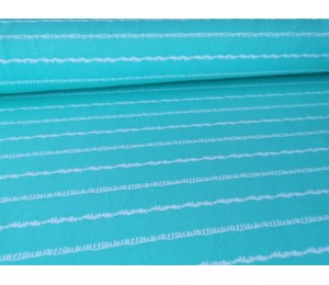 Jersey - Scribble türkis